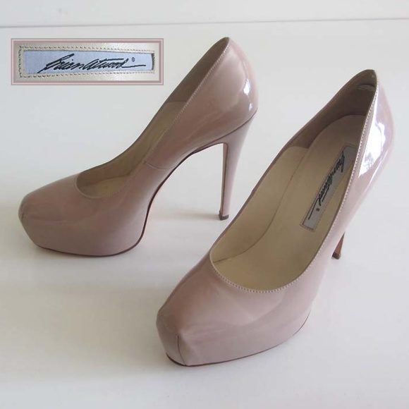 Brian Atwood Shoes - BRIAN ATWOOD Maniac nude hidden platform pump 36.5